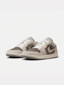 Nike AIR JORDAN 1復古運動女子休閒訓練籃球 - 棕褐色 - 查看 1