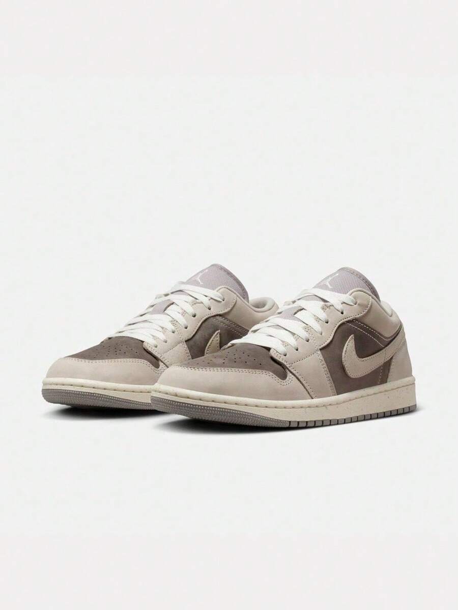 Nike AIR JORDAN 1復古運動女子休閒訓練籃球 - 棕褐色 - 查看 1