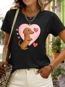 Women T-Shirts - Black - View 1