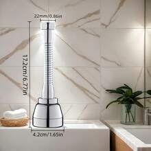 1pc Kitchen Faucet Extender, 360° Swivel Spout With Multiple Spray Modes, Suitable For Sink, High-Quality Surface, Fashionable Appearance, Multi-Function Spray, Water-Saving Model - View 7