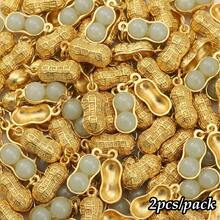 beadia 2 piezas de colgante de vidrio vintage - múltiples estilos - adecuado para la fabricación de joyas como aretes, pulseras, collares - colgante - Ver 14