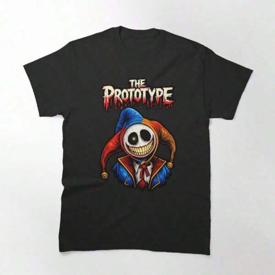 Unisex Adult T-ShirtExperiment 1006 Playtime Poppy Prototype Classic T-Shirt 2026 – Retro Horror Game Graphic Tee For Men Women – Vintage Creepy Toy Style Soft Cotton Short Sleeve TopSoft Cotton, Casual Daily Wear,Lightweight, Breathable Fabric,Cute , Perfect For Vacation,Blusas Para Mujer,Playeras De Mujer,,,Camisetas Hombre,Camisetas Mujer,, - 黑色 - 查看 1