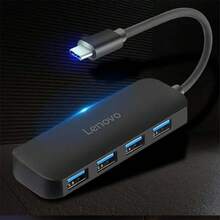 Lenovo Bộ chuyển đổi C611 Type-C sang USB 3.0, Hub, Bộ chuyển đổi OTG cho điện thoại, dùng cho ổ flash USB, bàn phím, chuột, tai nghe. - Xem 3