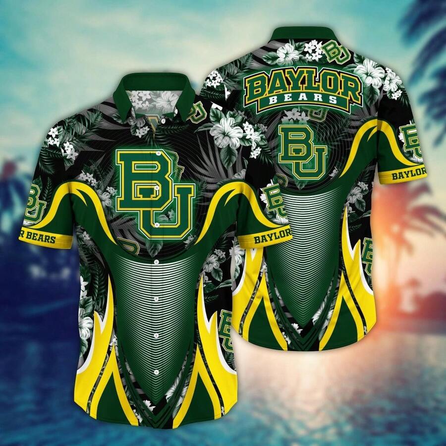 Baylor Bears  Flower Hawaii Shirt For Fans Ver 22 - Nhiều màu - Xem 1