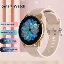 Smartwatch con llamadas/marcación inalámbrica, múltiples recordatorios de aplicaciones, adecuado para hombres y mujeres, reloj deportivo, fondo de pantalla personalizable, control de música, compatible con iOS/Android - Multicolor - Ver 13