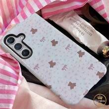 Funda para teléfono: Patrón de oso lindo s23ultra/s23plus/s22/s22plus/s22ultra/s21/s21plus/s21ultra/s23/s24/s24plus/s24ultra/s20fe/s24fe/A16/A15/s25/s25plus/s25ultra/A26/A36/A56 - Color mixto 1 - Ver 5