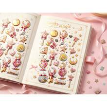 Stiker Jeli Shaker Rhinestone 3D Gaya Jepang Segar, Lembut, dan Imut, Terbuat dari Resin Permen dan Bahan Mainan, Transparan Mengkilap dengan Efek 3D yang Kuat, Dekorasi Tambahan Dapat Diubah Menjadi Stiker Perekat, Mudah untuk Menghias Buku Tempel, Casing Ponsel, Buku Harian, Sempurna untuk Berbagai Kerajinan DIY dan Dekorasi Grafiti. - MultiWarna - View 4