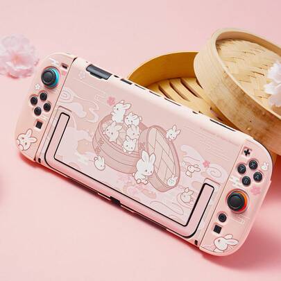 GeekShare Cute Rabbit Design Ultra-Thin Protective Case For Nintendo Switch 2 Console