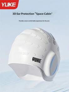 Yuke Extra Large Silicone Swimming Cap, Waterproof & Anti-Chlorine, Suitable For Long Hair, High Elasticity & Non-Tight, Essential For Teenagers & Adults Water Sports In Summer - Multicolor - View 7