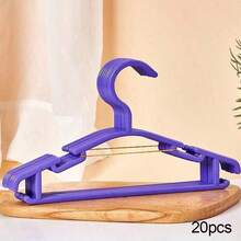Children's Plastic Hangers - Baby Clothes Hangers, Infant Toddler Daycare Hangers, Plastic Kids Hangers For Drying Clothes, Colorful Thickened Plastic Baby Hangers - Multicolor - View 13