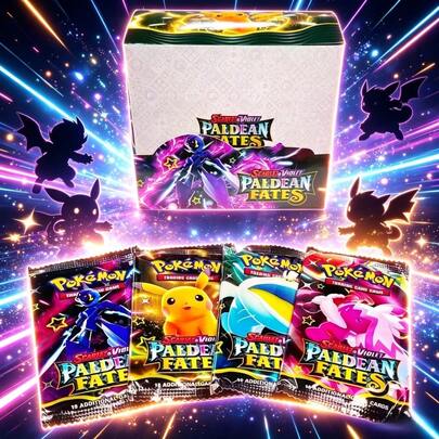 pokemon 宝可梦集换式卡牌游戏，360张/盒，10张/包，剑盾系列 - 璀璨星辰扩展包，收藏卡牌，稀有卡牌，卡牌对战，桌面游戏，节日礼物，派对礼品，圣诞礼物，儿童礼物