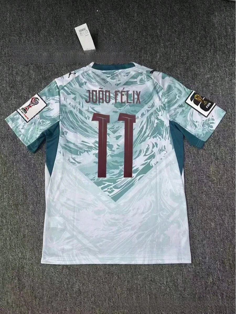 Portugal National Team Soccer Jerseys Bundle, Home/Away/Special Kits With Leao 17 Felix 11, Men's Breathable Football Shirts - 11-1 - 查看 1