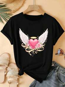 Women T-Shirts - Black - View 2