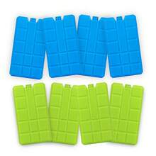 2pcs Reusable Ice Packs And Ice Containers Ultra-Thin Design For Long-Lasting Cooling Leak-Proof And Durable Essential For Refrigeration Picnics And Outdoor Activities Contact-Free Food Storage Heavy-Duty HDPE Material Blue And Green Color Ultra-Thin Design For Space-Saving Long-Lasting Cooling Performance - Multicolor - View 6