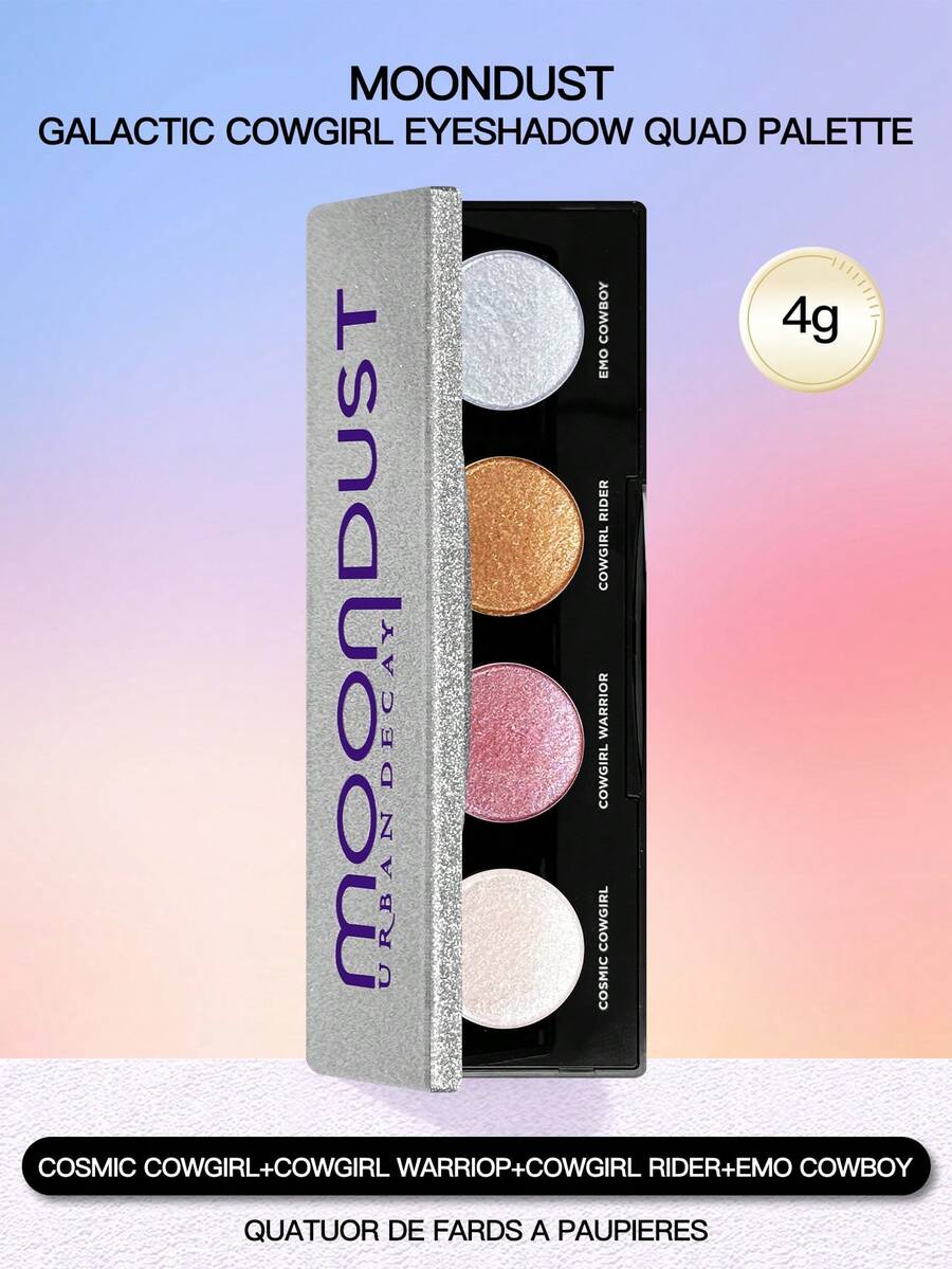 Urban Decay Palet Eyeshadow 4 Warna Moon Dust Ice & Snow / Palet Eyeshadow 4 Warna Moon Dust Galaxy Cowgirl - Flashdisk Berlian 4g-Vega - View 1