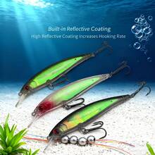 1PC Long-Range Investment Lure Floating Mino With Built-In Sound Beads Simulation Floating Mino Fake Bait For Freshwater Fishing - Multicolor - View 2