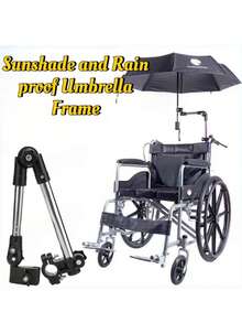 A Multipurpose Umbrella Holder, Designed For Wheelchair, Bicycle And Outdoor Fishing, Provides Sun Protection. It Features 360-Degree Adjustable And Foldable Design For Easy Storage And Compact Portability. - Multicolor - View 3