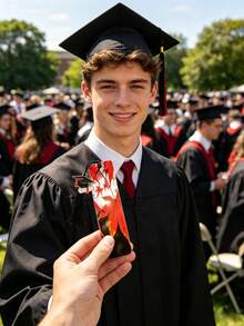 1pc Customized Graduation Bookmark, Can Customize Personal Photo, Paired With Graduation Cap Tassel Design, Thin, Lightweight And Durable, Suitable For Students, Graduates, Book Lovers, Applicable For Graduation, Birthday, Gifts For Friends, Back To School Season, Graduation Season, Graduation Gift - Multicolor - View 3