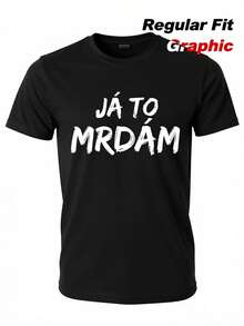 Unisex Herren Lustiges tschechisch-slowakisches Grafik-Shirt in Schwarz für Damen und Herren - Schwarz - Übersicht 6