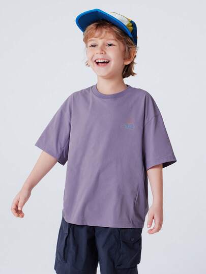 mini bala Boys Short Sleeve Tee, Mesh Vent Quick-Dry Breathable Summer Outfit 2026