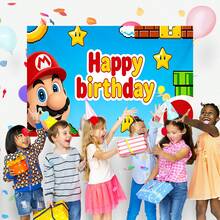 Bright And Cheerful "Happy Birthday" Themed Decoration Background, Very Suitable For Decorating Themed Birthday Parties. - Multicolor - View 9