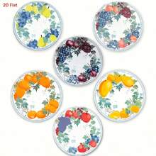 1/6/120pcs Summer Fruit Pattern Design, Lemon, Watermelon, Strawberry Series, 2D Printed Round PET Coasters, Suitable For Patio, Kitchen, Living Room, Home Gathering, Dining Table Decor, Gift For Friends And Family, Ideal For Valentine's Day, Mother's Day, Birthday, Wedding Party, Home Decor Accessories, Best Gift For Female Friends - Multicolor - View 2