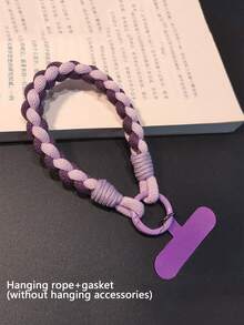 1 pieza Cordón de teléfono minimalista de colores mixtos trenzados, estilo de correa de muñeca corta anti-pérdida de teléfono, cordón colgante de teléfono, auriculares, llave resistente a roturas y caídas, compatible con Android y la mayoría de teléfonos inteligentes, regalo para madre, familia, amigos, cumpleaños, vacaciones - Multicolor - Ver 18