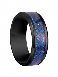 Men's Celtic Pattern Stainless Steel Ring, Vintage Viking-Style Engraved Wide Band, Available In Multiple Colors, Couple Ring, Boyfriend Gift - Multicolor - View 18