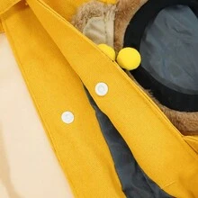 1个蜜蜂造型宠物帆布单肩包，宠物手提包，户外宠物手提袋（蜜蜂大号） - 黃色 - 查看 5