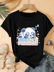 Women T-Shirts - Black - View 2