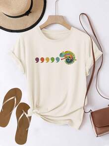 Women T-Shirts - [White] - View 7