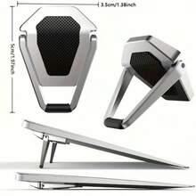 2 chiếc giá đỡ laptop mini có thể gập lại, giá đỡ bàn phím máy tính xách tay di động với 2 góc điều chỉnh được. - A - Xem 11