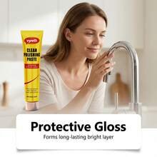 Powerful Stain Removal, Instant Shine Restoration-One Cream Renews All Your Kitchen Metal. - Liquid - View 7