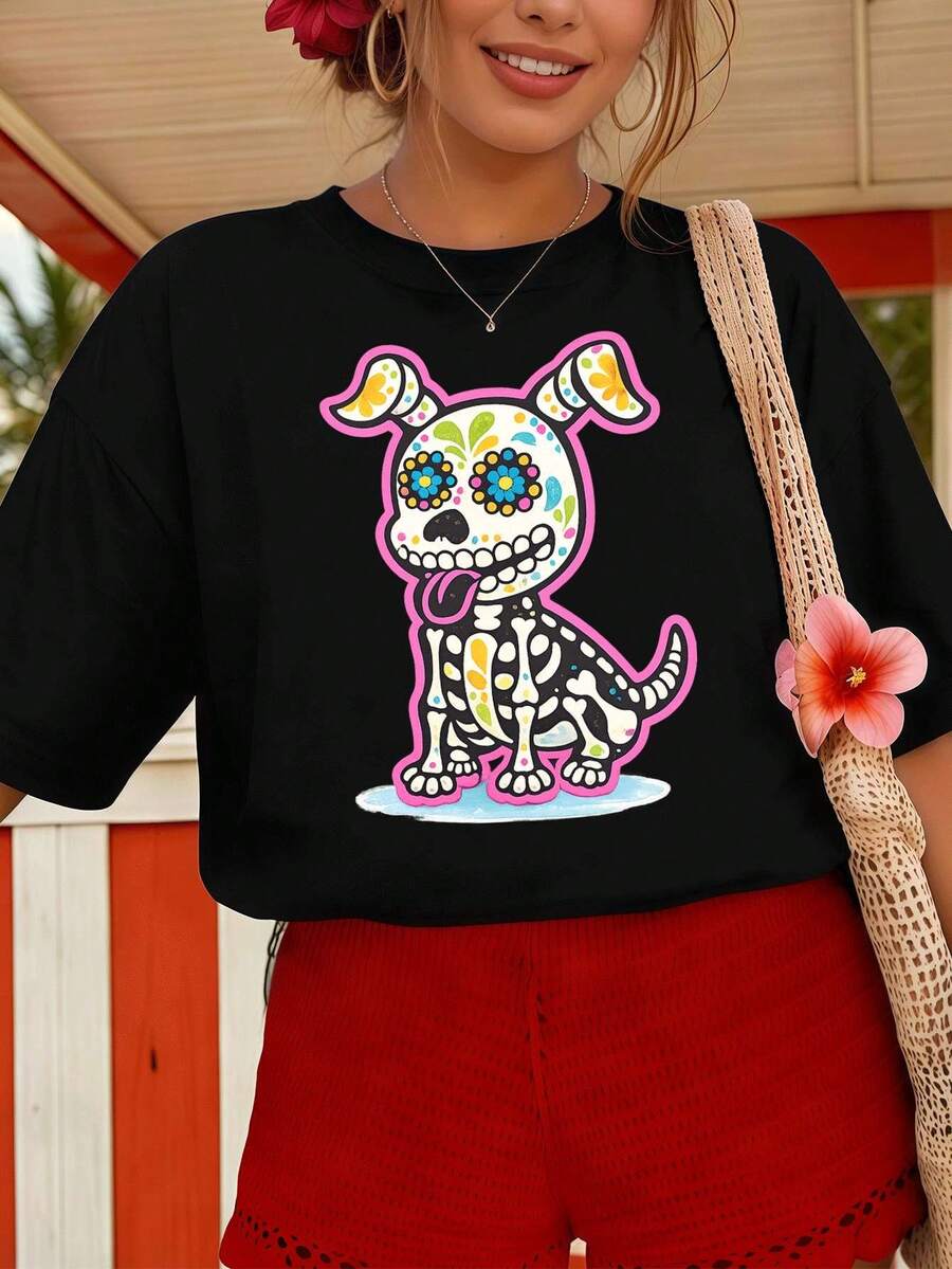 Women T-Shirts - Black - View 1