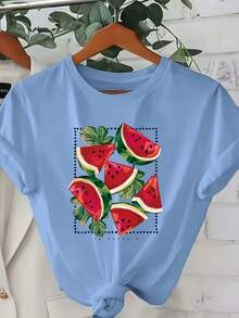 Women T-Shirts - [White] - View 9