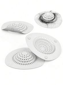1 cái nút chặn thoát nước bằng silicon màu trắng cho vòi sen, giúp lọc tóc và ngăn tắc nghẽn, đảm bảo dòng chảy nước hiệu quả, trọng lượng nhẹ, bảo vệ đường thoát nước nhà tắm. - Nhiều màu - Xem 7