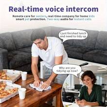 1 buah/2 buah Kamera Keamanan Rumah Pintar, Kamera Dalam Ruangan Nirkabel, Kamera Hewan Peliharaan, Hanya Mendukung WiFi 2.4G, Tidak Mendukung WiFi 5G, Fitur Audio Dua Arah, Pelacakan Deteksi Gerakan, Penglihatan Malam, Cocok Untuk Pemantauan Hewan Peliharaan/Pengasuh, Tidak Termasuk Kartu SD - Putih - View 9