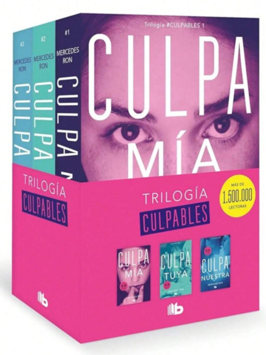 Trilogía Culpables Culpa Mía Culpa Tuya Culpa Nuestra Pack 3 Libros Novela Juvenil - Libro único - Ver 1