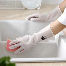 Durable Waterproof Cleaning Gloves, Tear-Resistant, Chemical-Resistant, Oil-Proof, Multi-Purpose Household Gloves - View 7