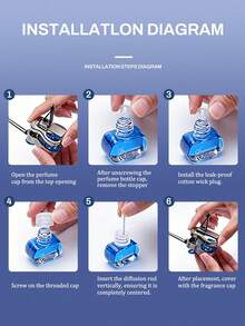 Creative Guitar-Shaped Car Air Freshener Set, Air Vent Fragrance Ornament, Car Air Vent Aromatherapy Set With Vent Clip And Dashboard Bracket, Long-Lasting Mild Scent Deodorizer With Musical Note Design, 360° Rotating Plant Essential Oil Diffuser, 4 Colors 4 Fragrances, Mini Long-Lasting Aroma Diffuser, Car Accessory, Suitable For Music And Car Enthusiasts - A - View 9