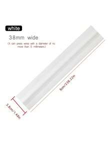 1 件 PVC 软线槽轨道，表面安装电缆整理器，墙壁电线管理隐藏器 - 彩色 - 查看 22
