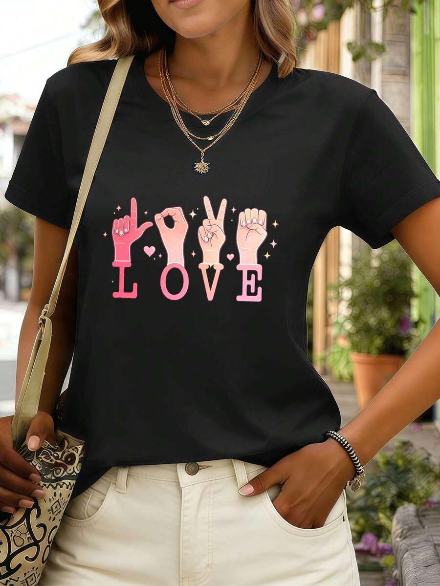 Women T-Shirts - Black - View 1