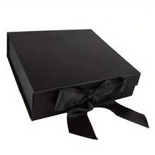 1pc Customized Gift Box Decoration Box With Lid And Ribbon, Customized Name Gift Box, Magnetic Storage Box Suitable For Men And Women, Foldable Proposal Box, Christmas Valentine's Day, Birthday, Mother's Day - Multicolor - View 4