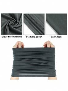 1 Set Camouflage Face Mask With Arm Sleeve, Multi-Functional Neck Gaiter, Military Camo Face Mask For Riding, Breathable Sun Protection And Dust-Proof - Multicolor - View 7