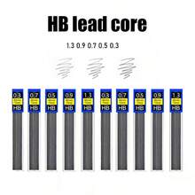 10 Boxes/Packs, Each Containing 0.3/0.5/0.7/0.9/1.3mm HB Pencil Leads. Supplementary Items For Mechanical/Automatic Pencil Replacements. Supply Of Lead Wires For Stationery. Suitable For Fine Writing Tasks Such As Writing, Drawing And Sketching. - Multicolor - View 1