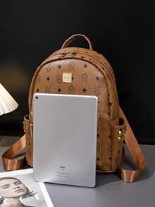 [Fashionable Cool Rabbit*Luxury Texture]All-Around Versatile For Commuting, School, And Street Style. Layered Storage: Main Compartment, Front Zipper Pocket, Side Pockets, Can Neatly Store Phone, Water Bottle, Cosmetics, Etc.; Comfortable To Carry: Widened Shoulder Straps, Top Handle, Won't Cause Pain Even With Long-Term Use. Students Radiate Vitality, Professionals Exude Elegance; The Perfect Choice For Gifting To Friends Or Rewarding Yourself - Multicolor - View 9