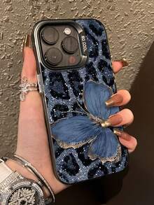 Leopard Print Shockproof Protective Phone Case, New And Vibrant, With Drop-Proof Silver Paint, Compatible With P15, P16, P16 Promax, P14 Promax, P13, P11, P12, XR, A13 4G Series, A14, A04, A34. Water, Shock, And Scratch Resistant, Anniversary Gift. - 多色5 - 查看 2