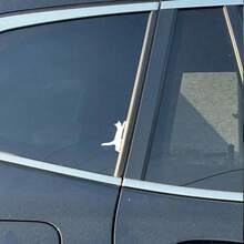 Bộ 1/3 miếng dán hình mèo cho xe hơi, decal dán dễ thương có thể thu gọn, chất liệu vinyl chống thấm nước và chống nắng, thích hợp dán cửa kính sau, cửa kính bên, cửa xe, gương chiếu hậu. - Hình dán xe hình mèo - Xem 6