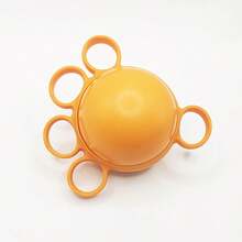 5 Fingers Silicone Sleeve 7CM Blue Orange Grip Ball Finger Muscle Strength Training Tool - Multicolor - View 6