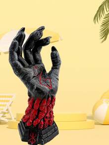 1pc Angry God's Hand Figurine, Explosive Details Desktop Home Decor, Demonic Hand Sculpture, Must-Have For Hardcore Manga Fans, Dark Aesthetic, High Fidelity Collectible Decoration For Halloween And Easter - Multicolor - View 6